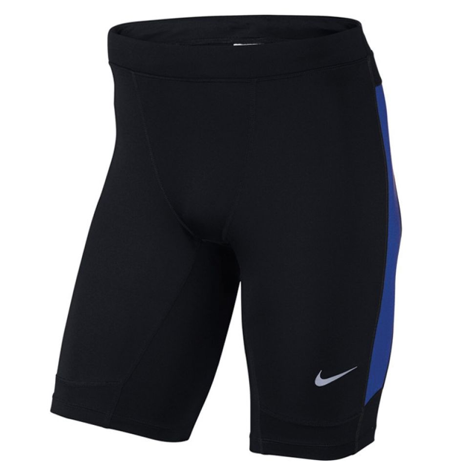 Nike korte tight Essential black/deep blue heren (foto 1)