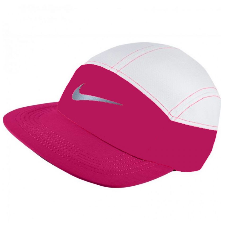 Nike cap Run zip white/pink dames (foto 1)