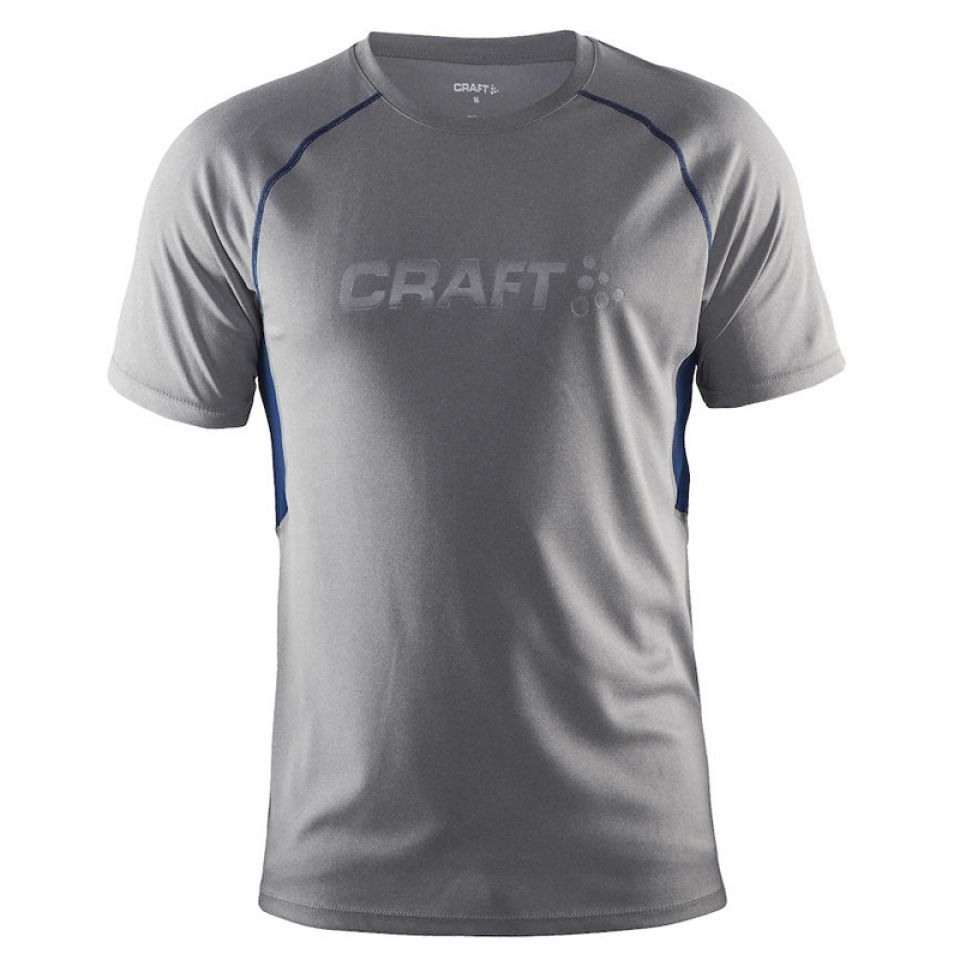 Craft shirt korte mouw Prime grey heren (foto 1)