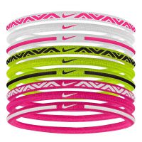 Nike haarelastiek 9pack pink/white dames