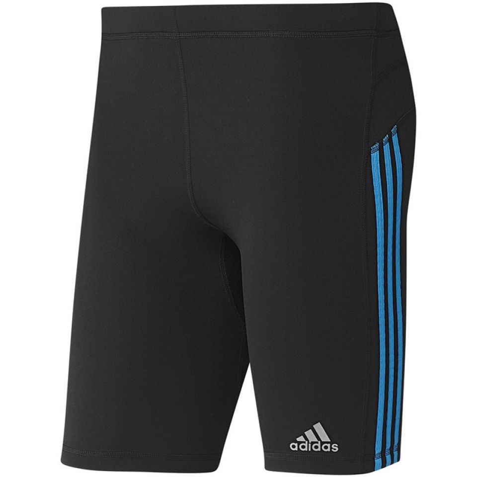 Adidas korte tight RSP zwart/lichtblauw heren (foto 1)
