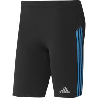 Adidas korte tight RSP zwart/lichtblauw heren