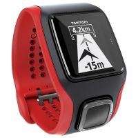 TomTom Multi-Sport Cardio GPS-sporthorloge zwart/rood (foto 1)