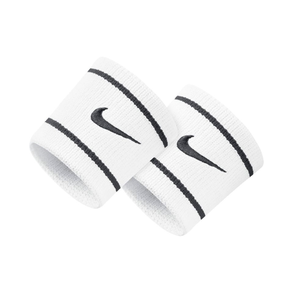 Nike wristbands Dri-fit wit/zwart (foto 1)